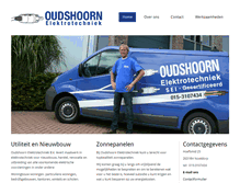 Tablet Screenshot of oudshoorn-elektrotechniek.nl
